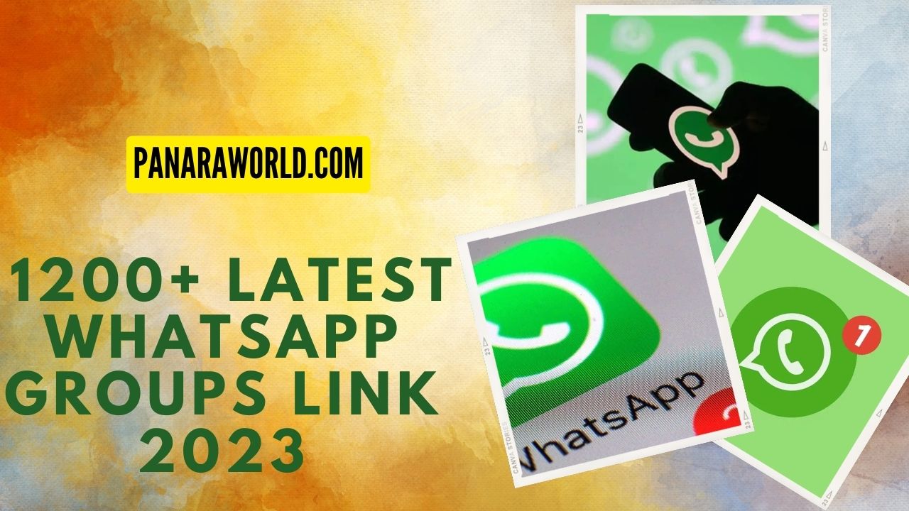 1200+ Join Latest WhatsApp Groups Link 2022 /2023 - Panaraworld - Daily  Update New Whatsapp Group, pdf form, government scheme